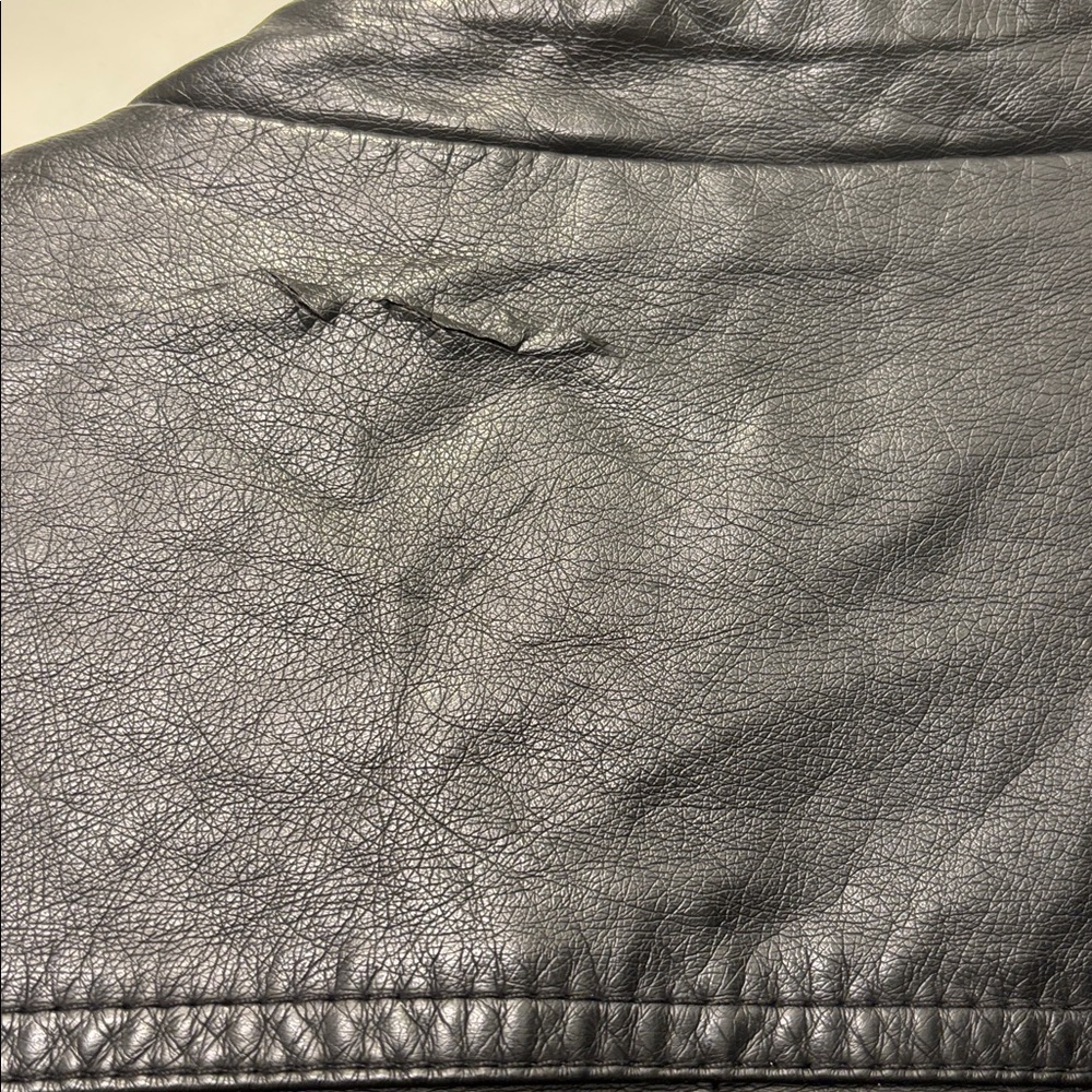 Forever 21 Black Pleather Jacket - Picture 6 of 7